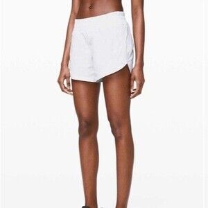 Lululemon Size 14 Track That 5" Shorts White